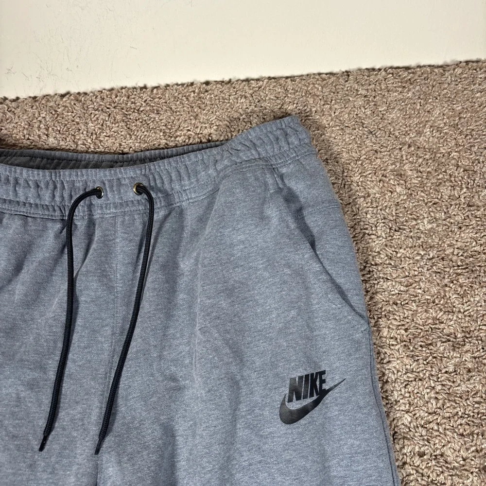 Nike Mens Tech Fleece Joggers Grey Heather Tapered Sweatpants DD5293-451 Large